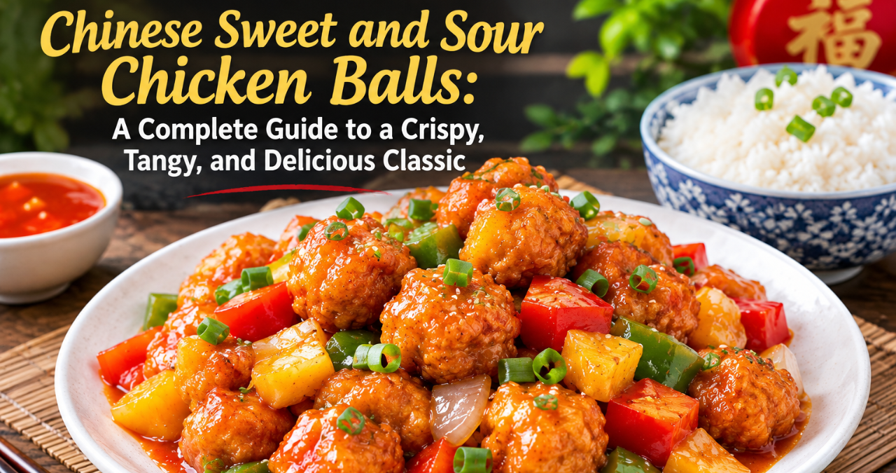 Chinese Sweet and Sour Chicken Balls